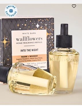 "INTO THE NIGHT” by B&BW, 2-Pack Wallflowers Home Fragrance Refills, NEW + BOX
